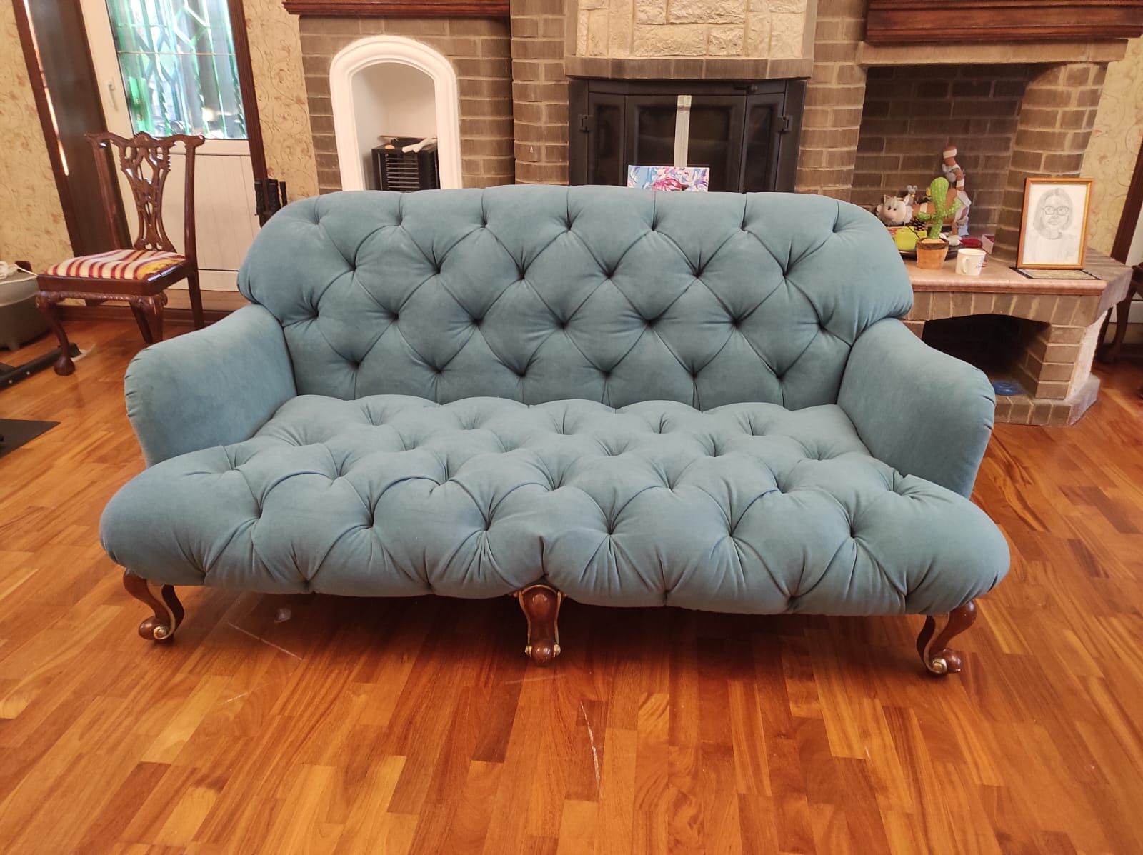 Перетяжка дивана. Щекино